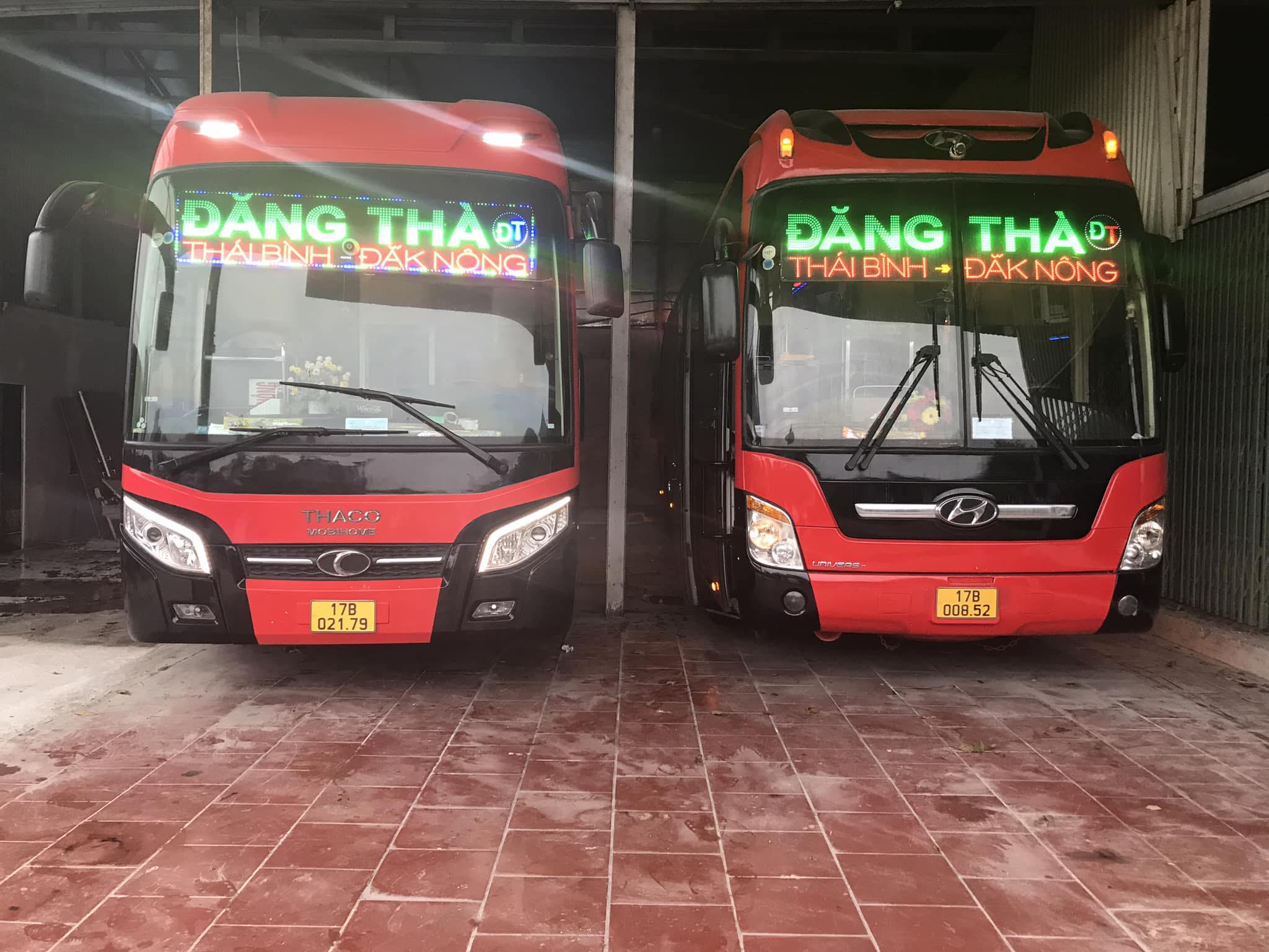 Xe khách Đăng Thà (Đắk Nông – Thái Bình) ✬ Thông tin xe khách Đăng Thà